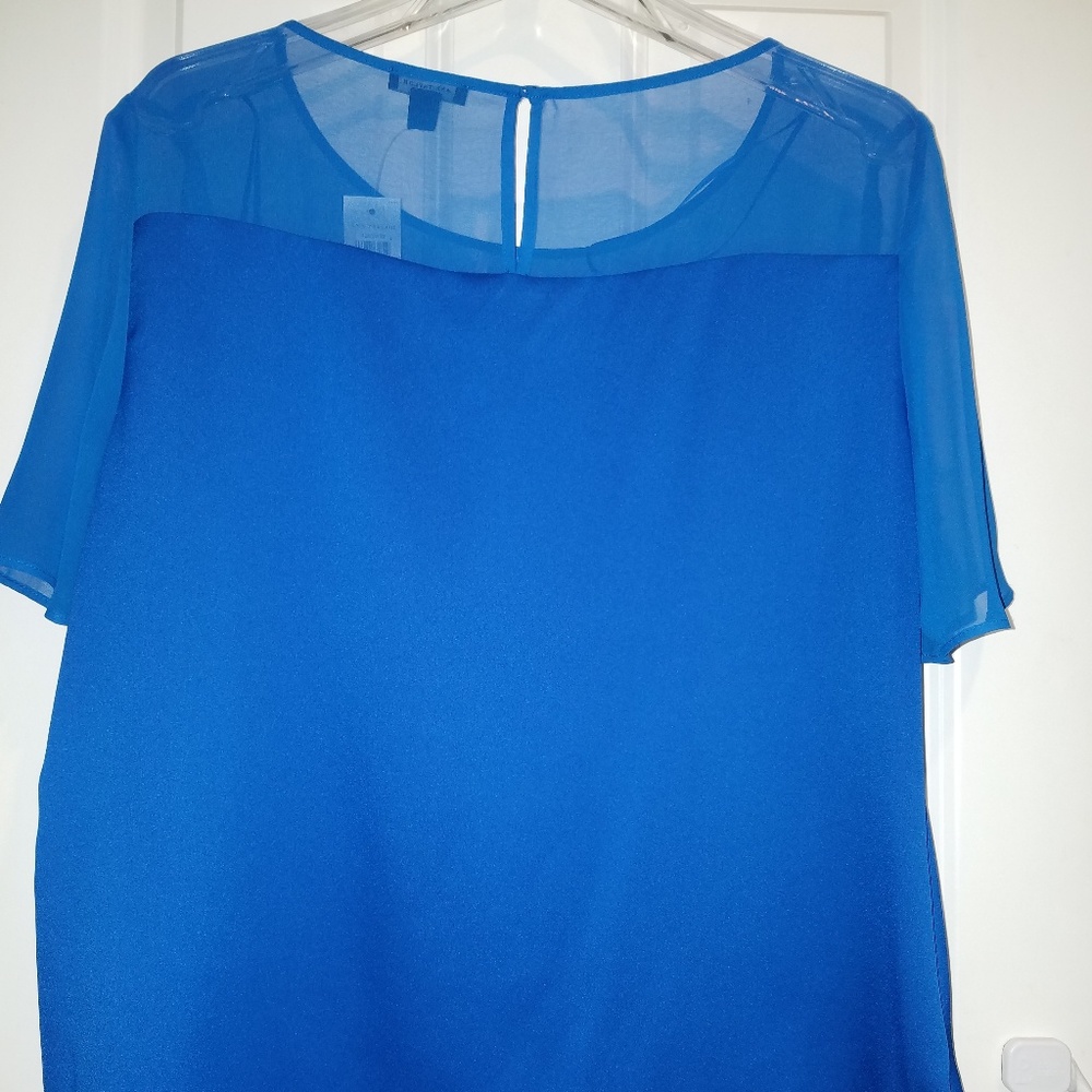 Blue blouse NWT